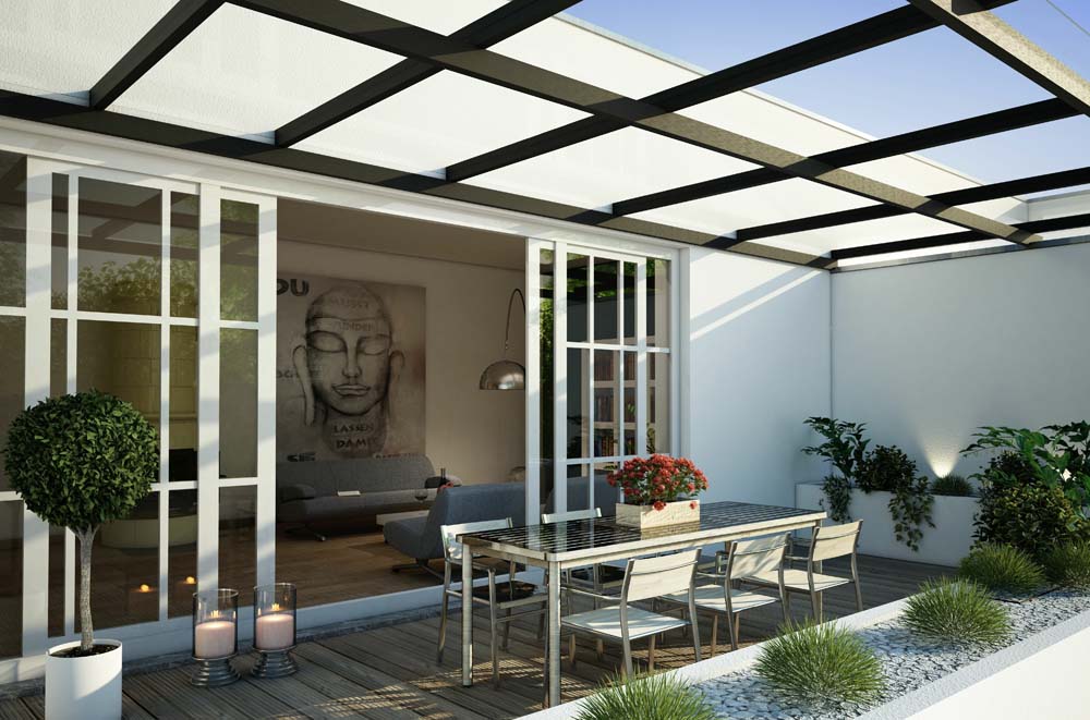 Terrasse Überdachung